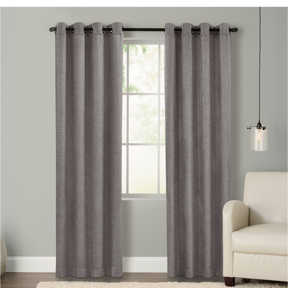 Sonoma goods for life Blackout Window Curtain Panel 50 x 108 Dynasty Grey 2 Pack